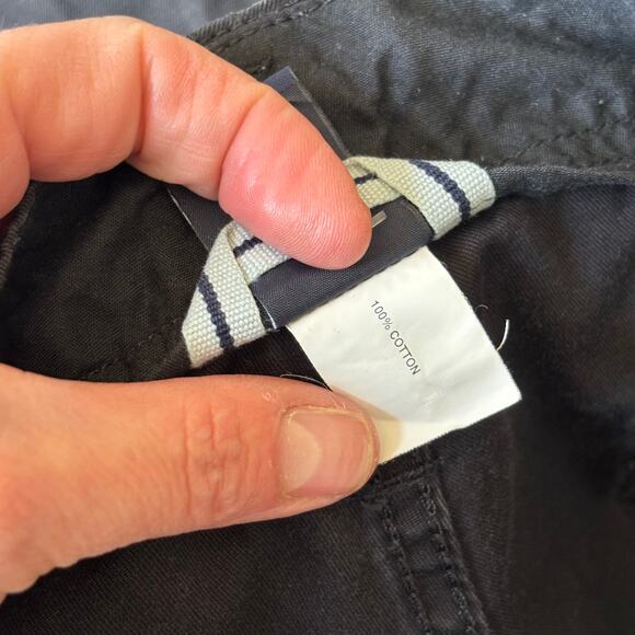 Y2K Gap Cargo Capri Pants 6 Ankle Zipper Snaps Utility Cotton 90s Hiking GORP - Picture 13 of 14